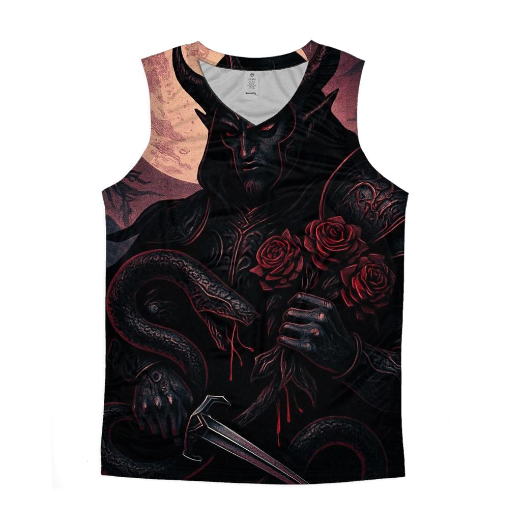 Serpent Vow Under The Bleeding Moon stylish racerback tanks