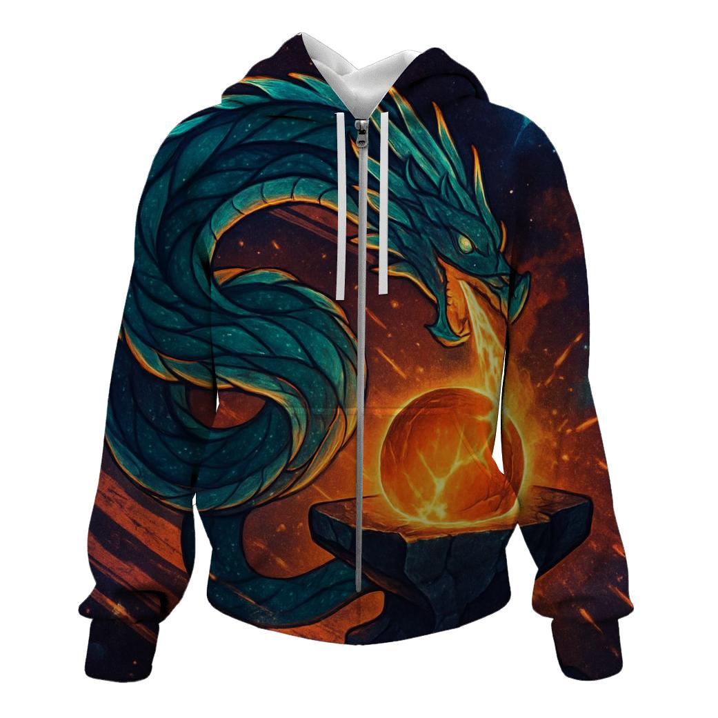 Aurora Forge Of The Star Dragon heavyweight hoodies
