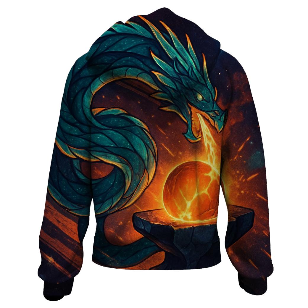 Aurora Forge Of The Star Dragon heavyweight hoodies