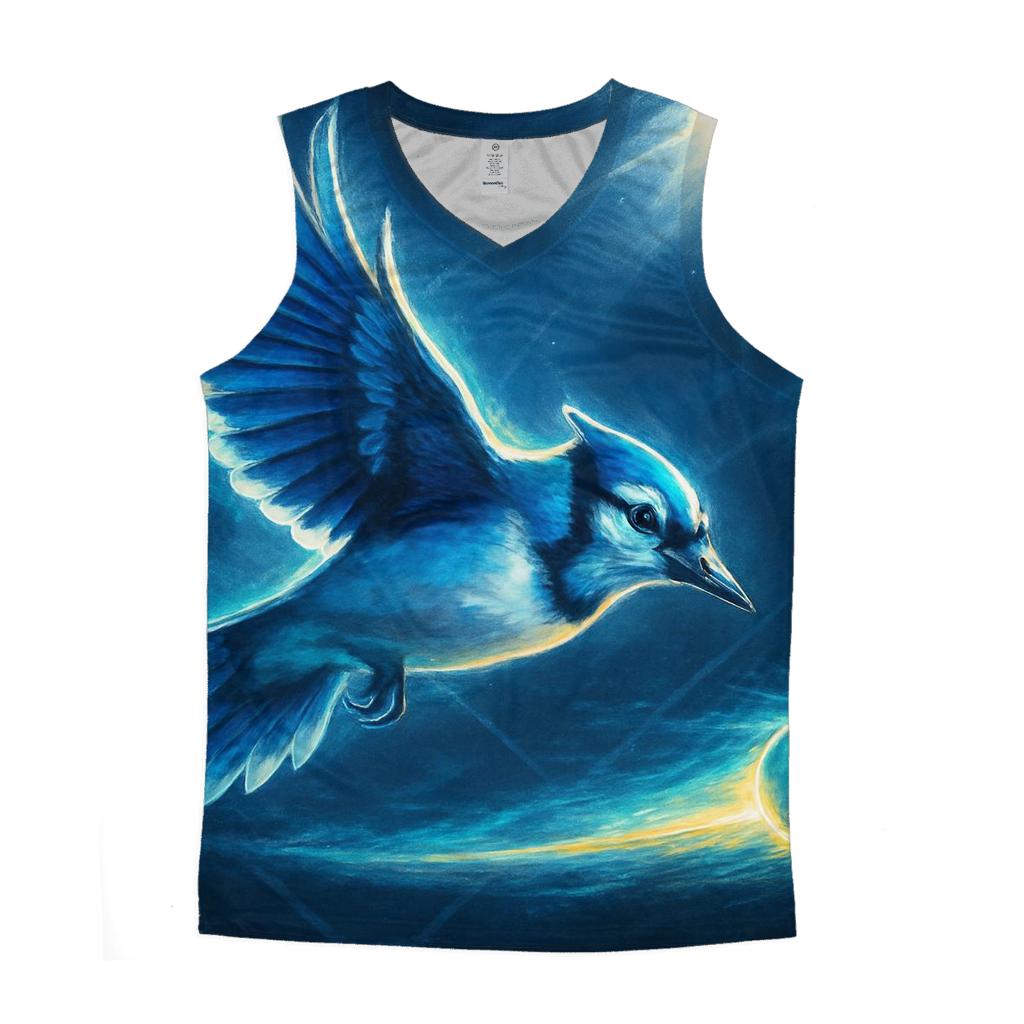Blue Jays Aurora Flight Over The Plate sports performance tank tops