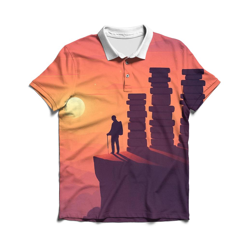 Ember Library Horizon personalized polo shirts