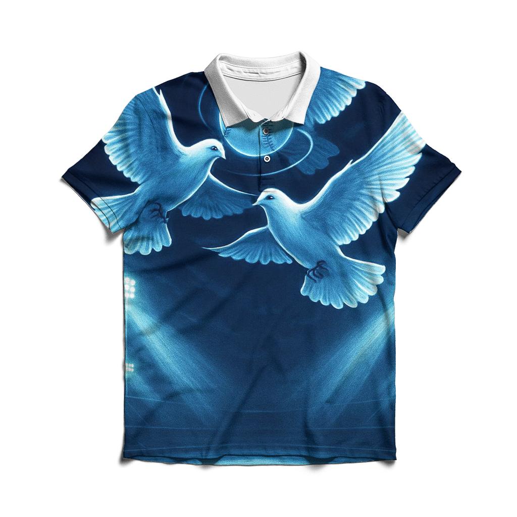 Floodlight Guardians Over The Diamond stylish collar polo tees