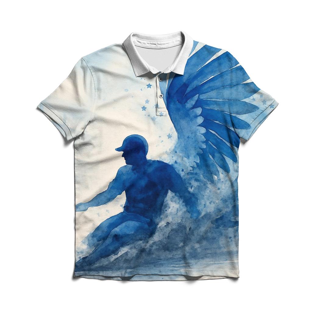 Skyway Slider With Blue Jays Wings embroidered polo tops