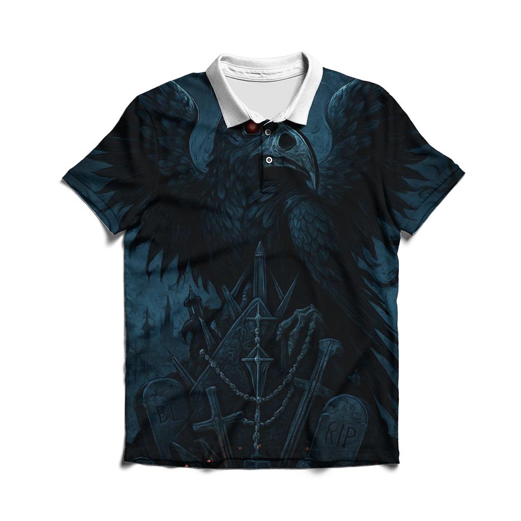 Raven Throne Of Broken Relics personalized polo shirts