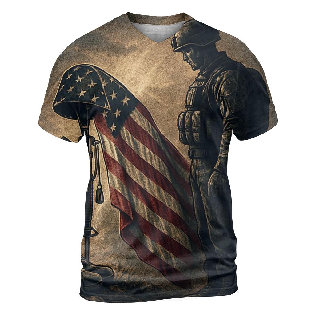 Torchlight Over The Silent Colors statement graphic shirts