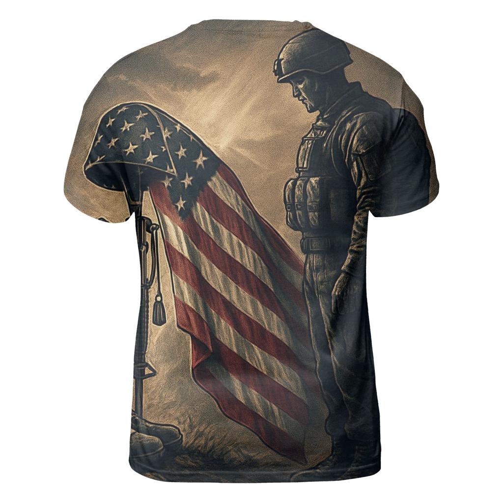 Torchlight Over The Silent Colors statement graphic shirts