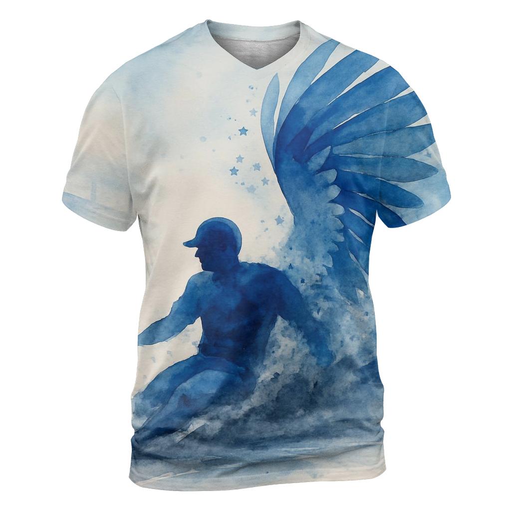 Skyway Slider With Blue Jays Wings personalized full print shirts