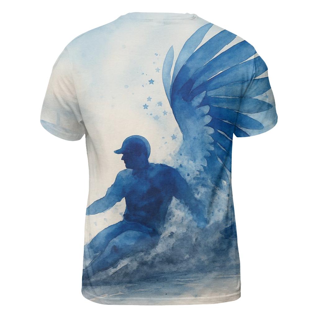 Skyway Slider With Blue Jays Wings personalized full print shirts