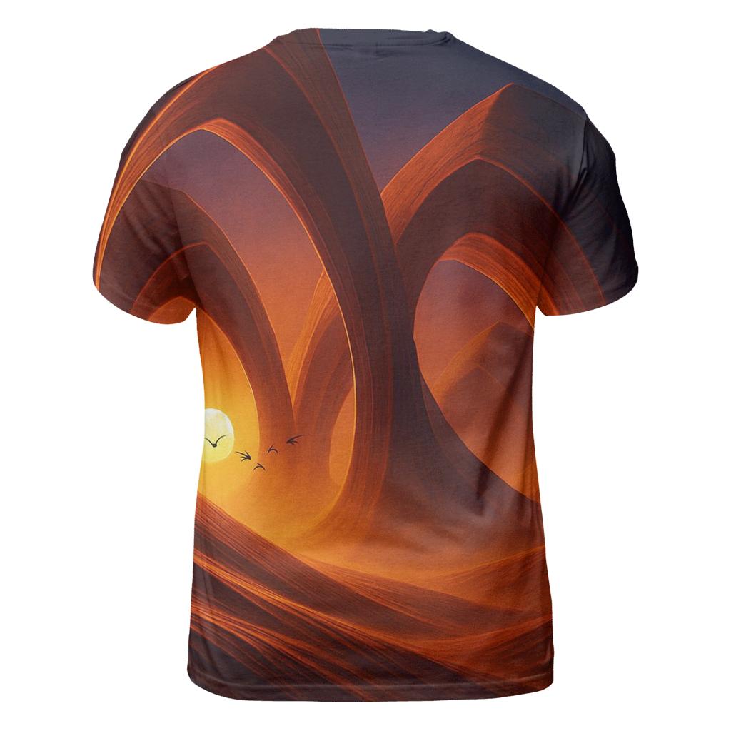 Cathedral Of Dunes At Sundown artistic all-over print tops