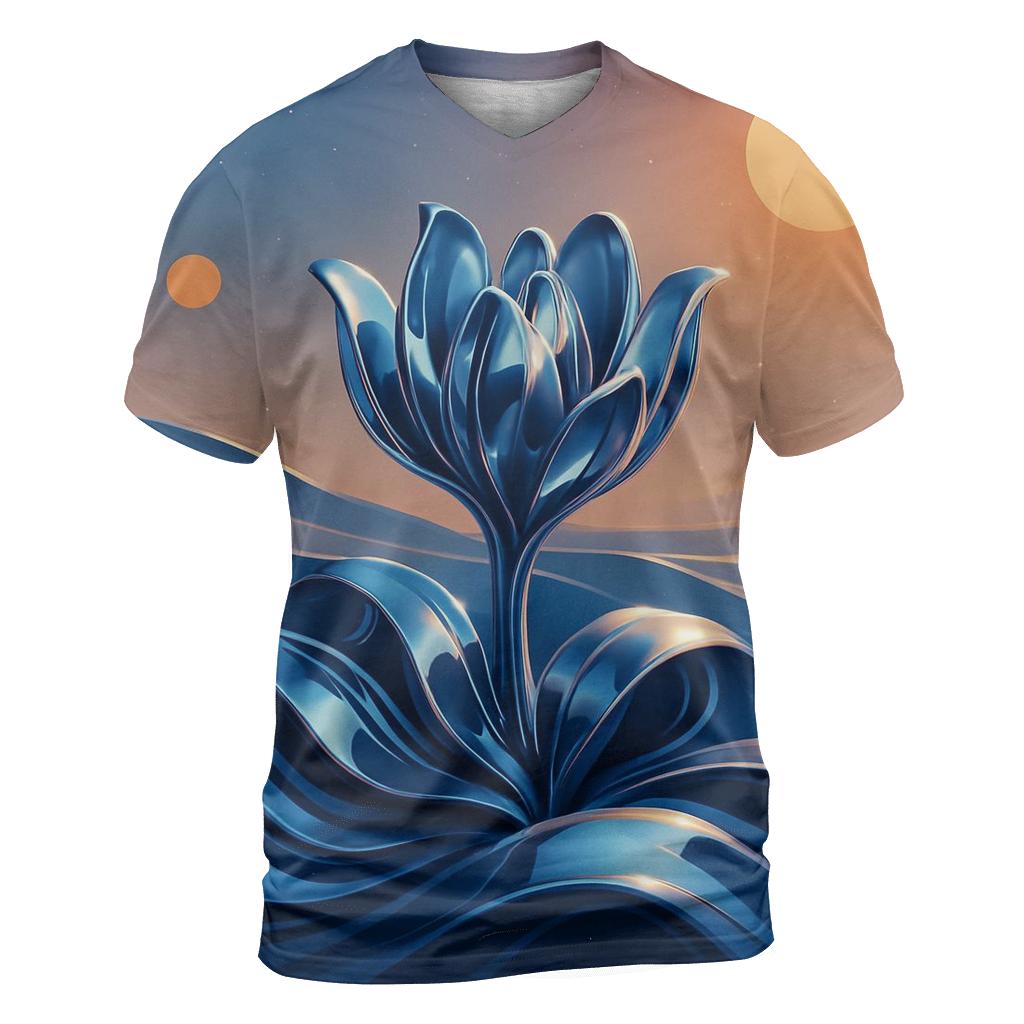 Chrome Bloom Mirage Dunes statement graphic shirts
