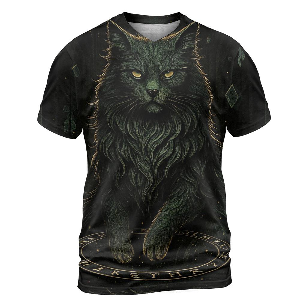 Cathedral Of Runes Guardian Cat personalized full print shirts