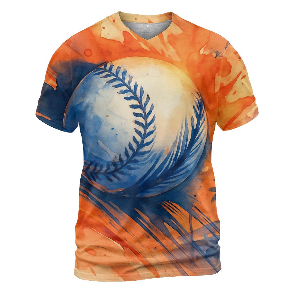 Sunset Heat Rally Burst unique graphic print tees