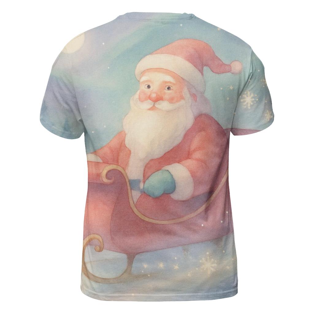 Lavender Sleigh Through Dream Mist artistic all-over print tops