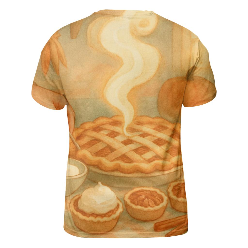 Candlelit Pie Steam Glow unique graphic print tees