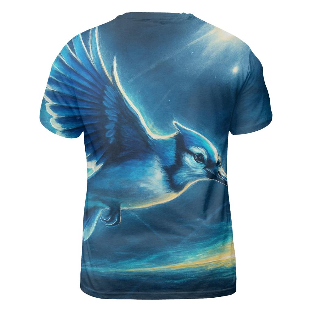 Blue Jays Aurora Flight Over The Plate artistic all-over print tops