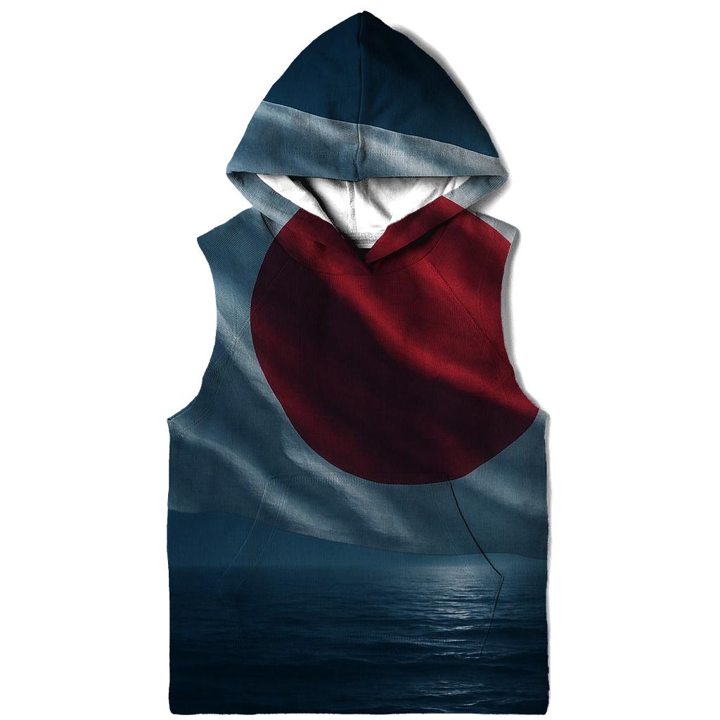 Japan Aurora Fabric Over Ocean lightweight hoodies