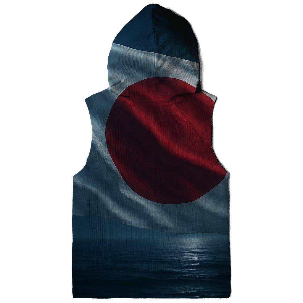Japan Aurora Fabric Over Ocean lightweight hoodies