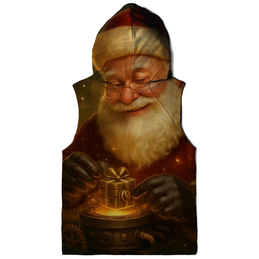 North Pole Clockwork Gift Forge premium hoodies
