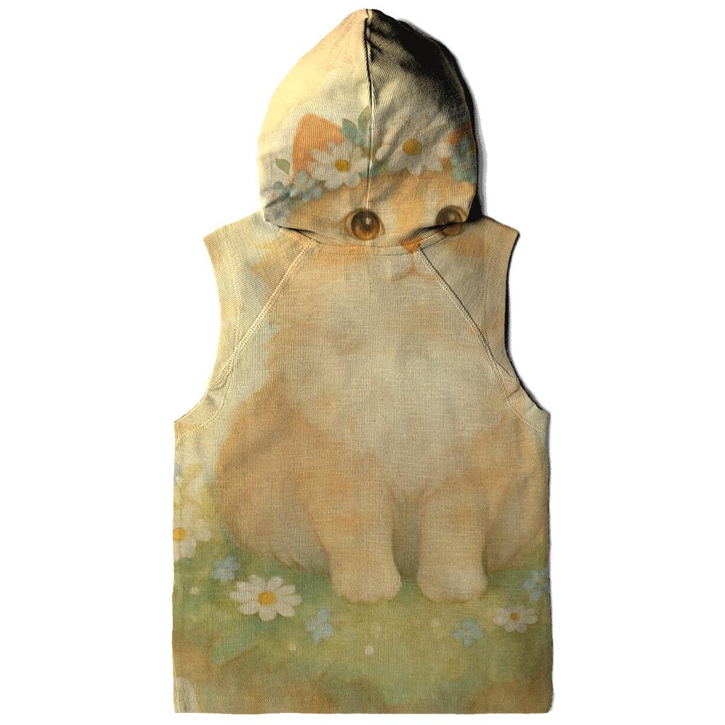 Sunrise Flower Crown Cat In Floating Meadow hoodies fashion