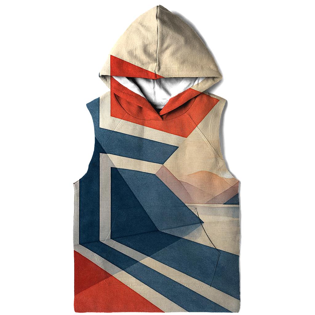 Norway Minimal Geometric Fjord Flag pullover hoodies