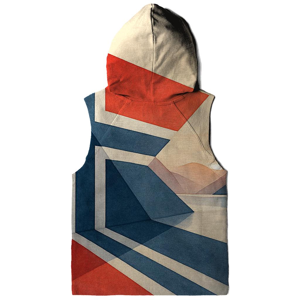 Norway Minimal Geometric Fjord Flag pullover hoodies