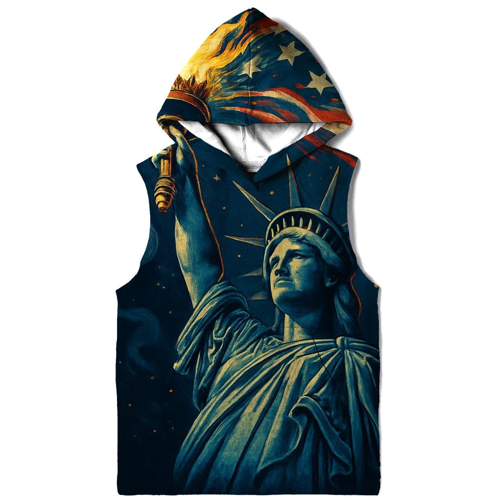 Liberty Torch Bloom In Flag Petals designer hoodies