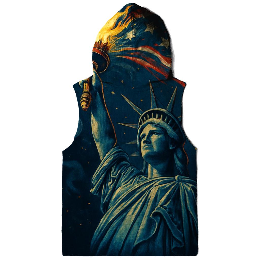 Liberty Torch Bloom In Flag Petals designer hoodies