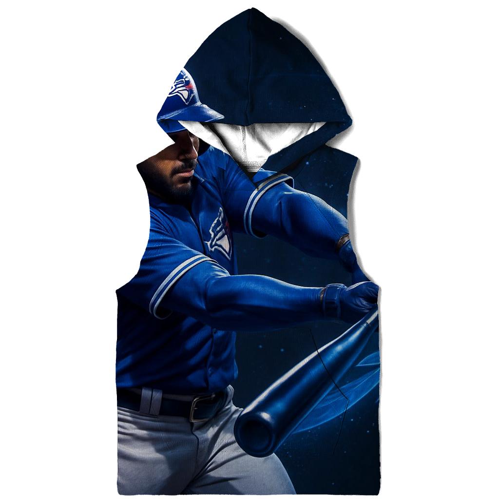 Midnight Arc Blue Jays Home Run printed hoodies