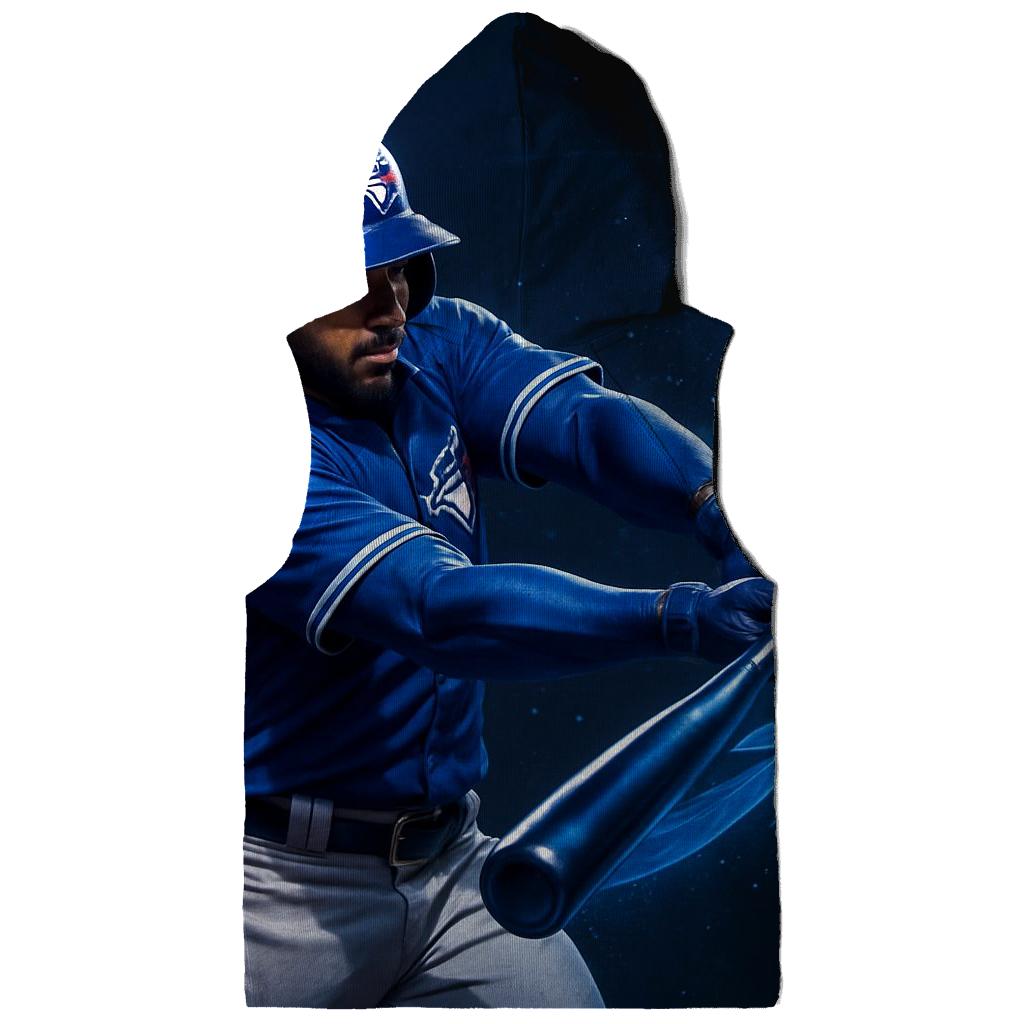 Midnight Arc Blue Jays Home Run printed hoodies
