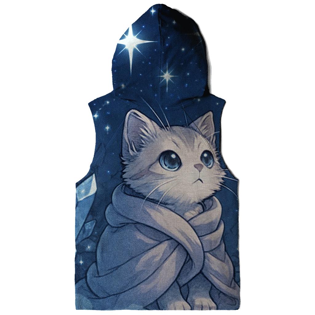 Crystal Cave Stargazer Kitten heavyweight hoodies
