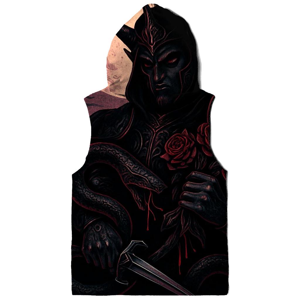 Serpent Vow Under The Bleeding Moon embroidered hoodies