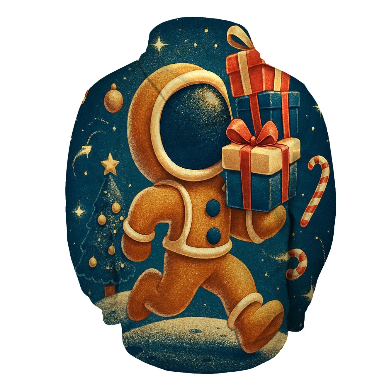 Gingerbread Astronaut Gift Run hoodie trends