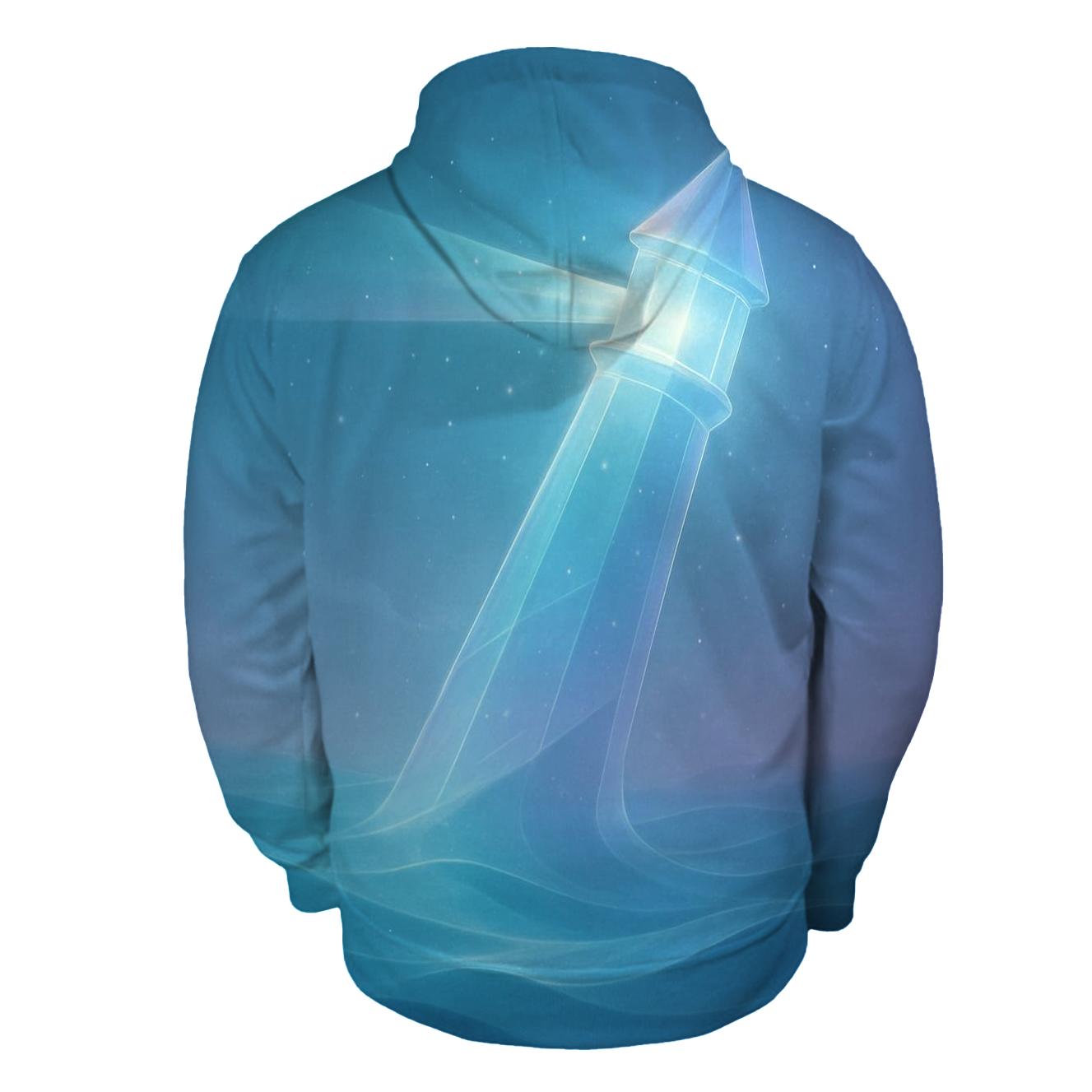 Prism Tide Observatory printed hoodies