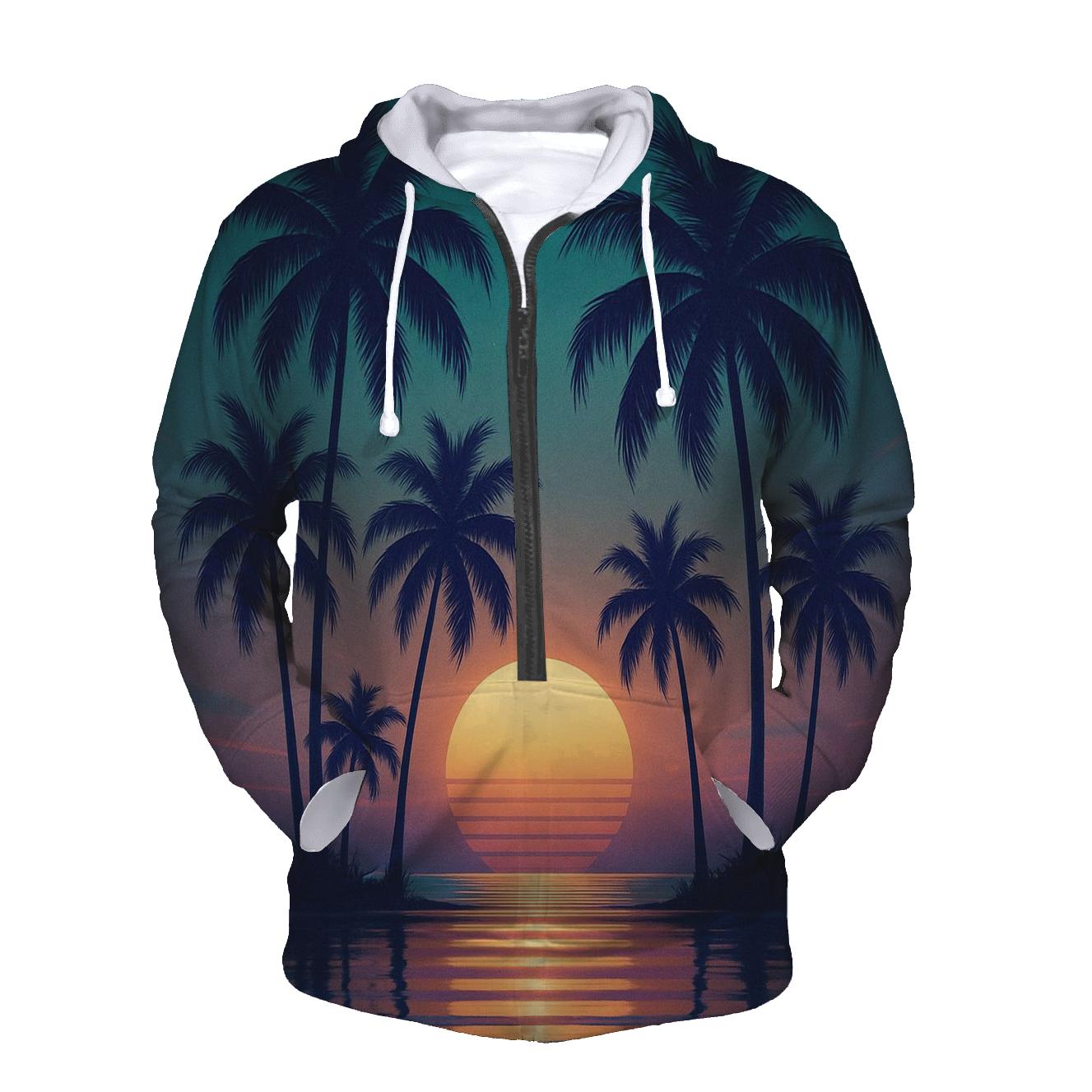 Neon Lagoon Afterglow pullover hoodies