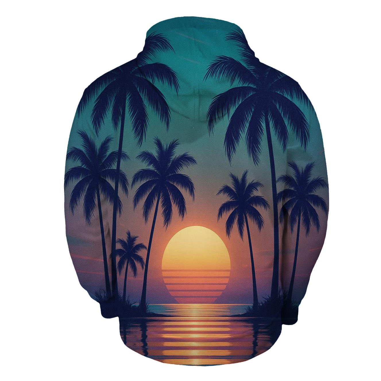 Neon Lagoon Afterglow pullover hoodies