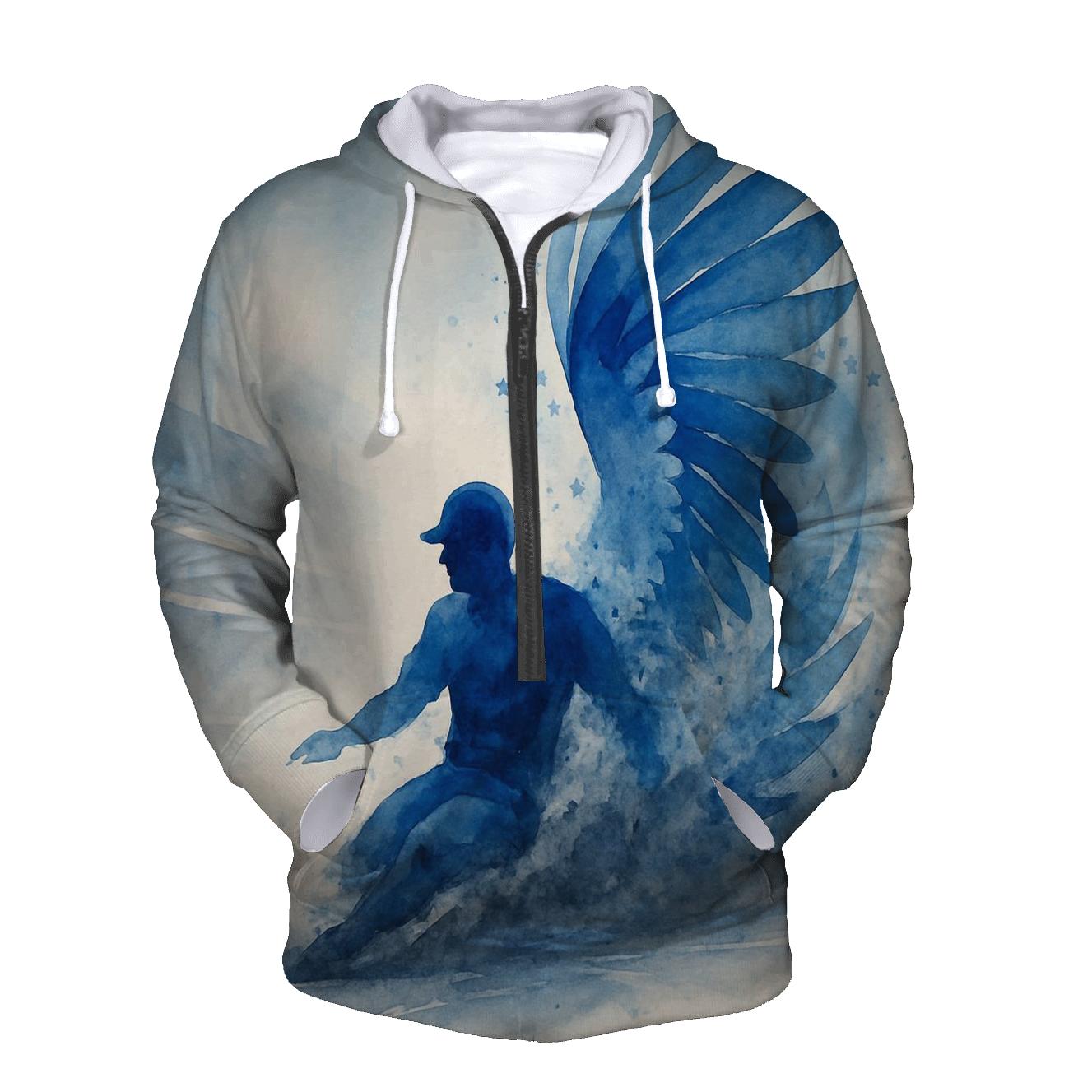 Skyway Slider With Blue Jays Wings hoodie styles
