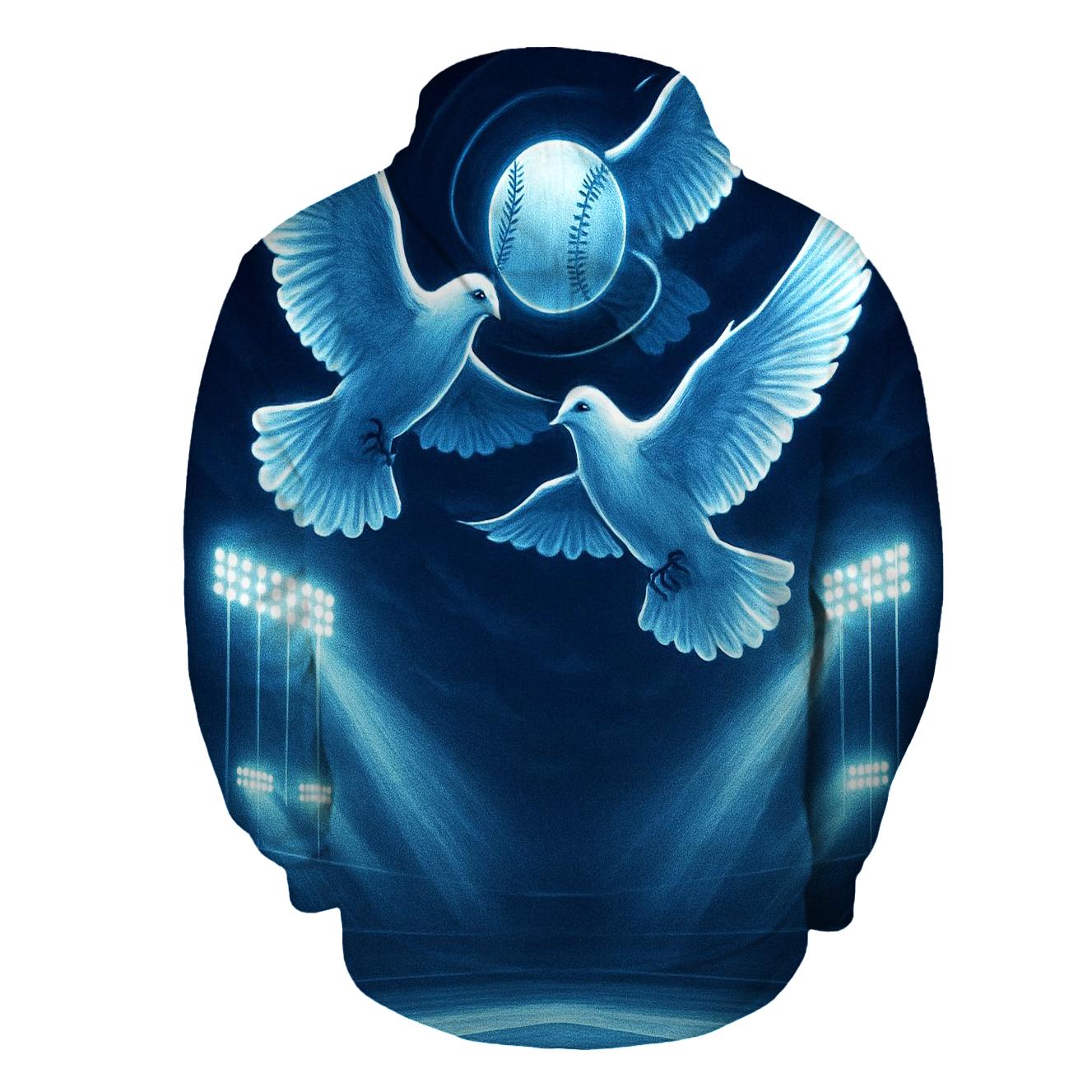 Floodlight Guardians Over The Diamond heavyweight hoodies