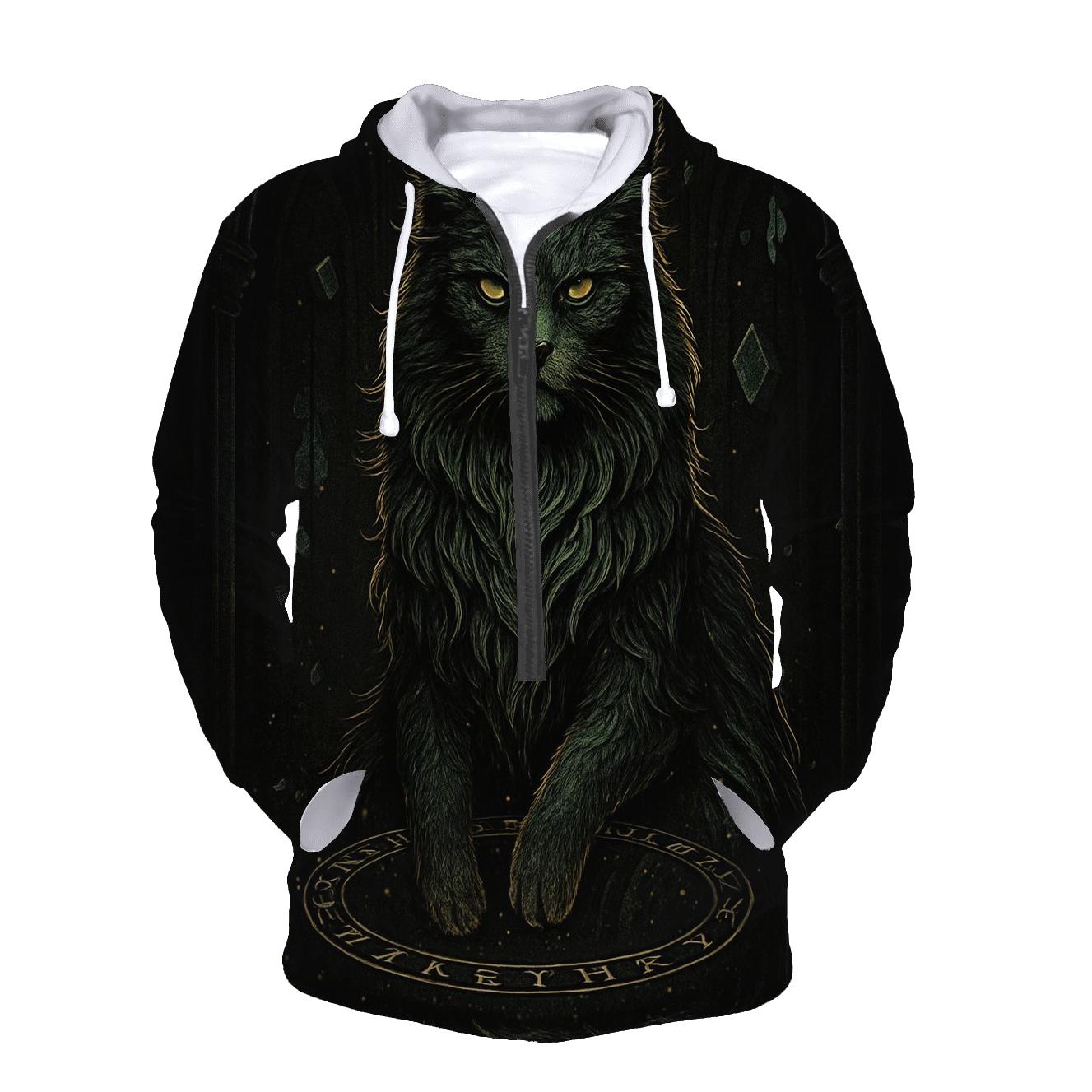Cathedral Of Runes Guardian Cat hoodies fashion