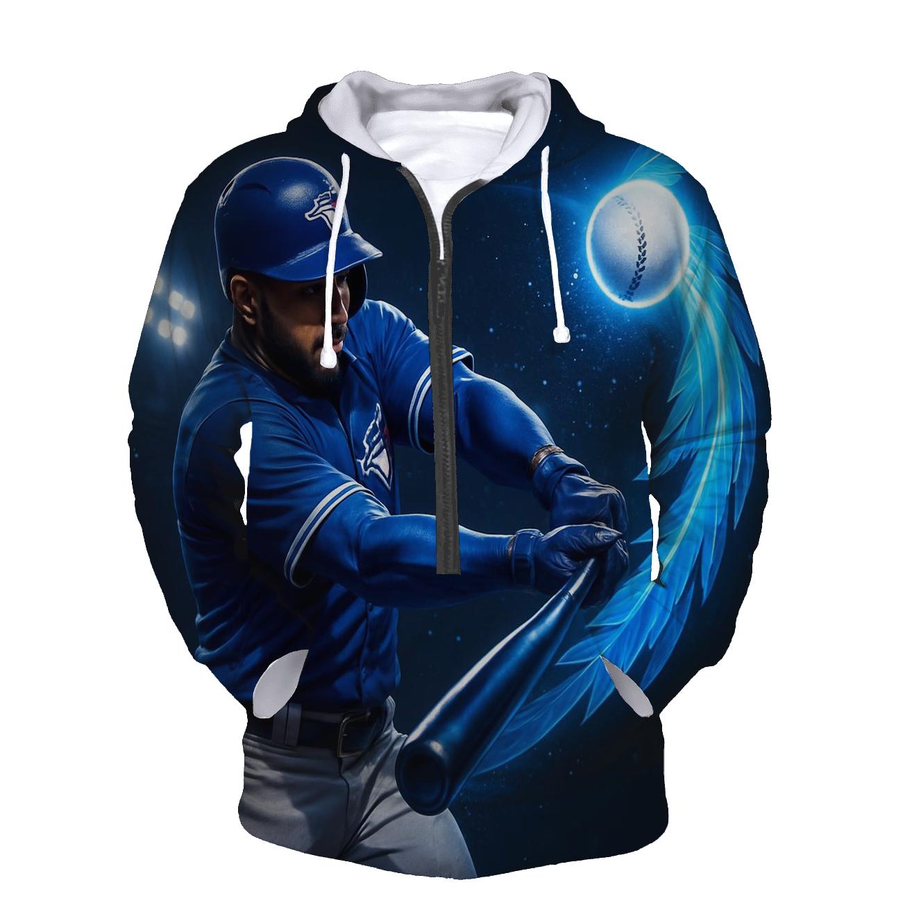 Midnight Arc Blue Jays Home Run hoodies fashion