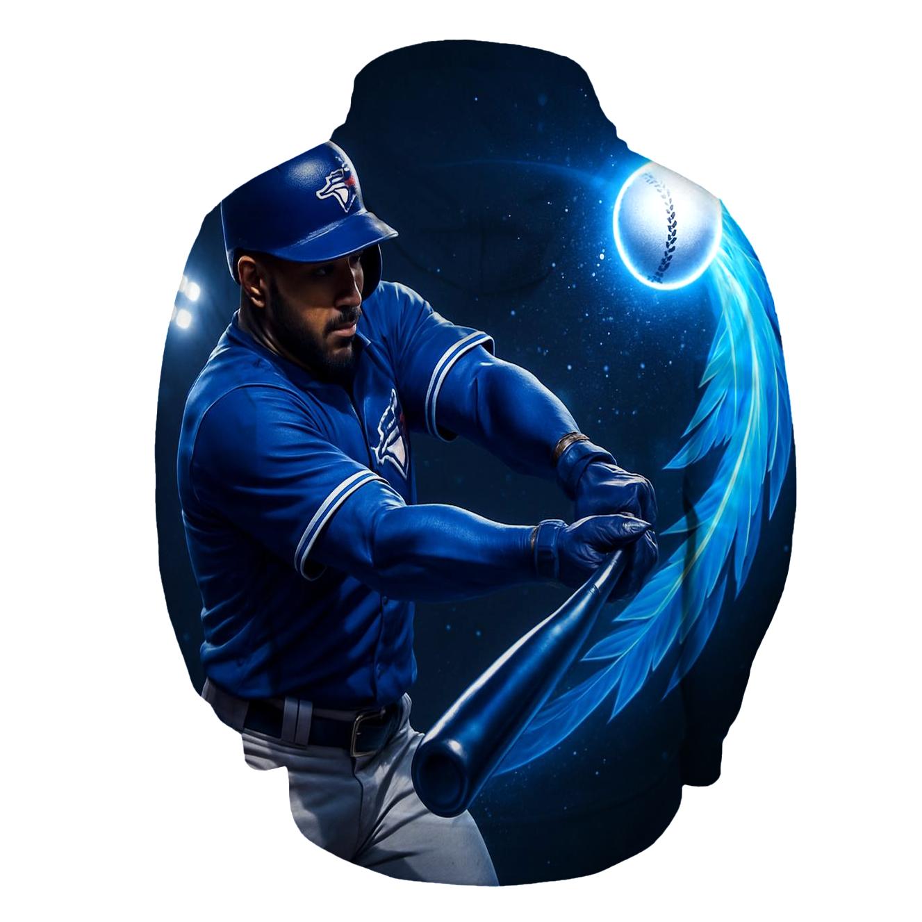 Midnight Arc Blue Jays Home Run hoodies fashion