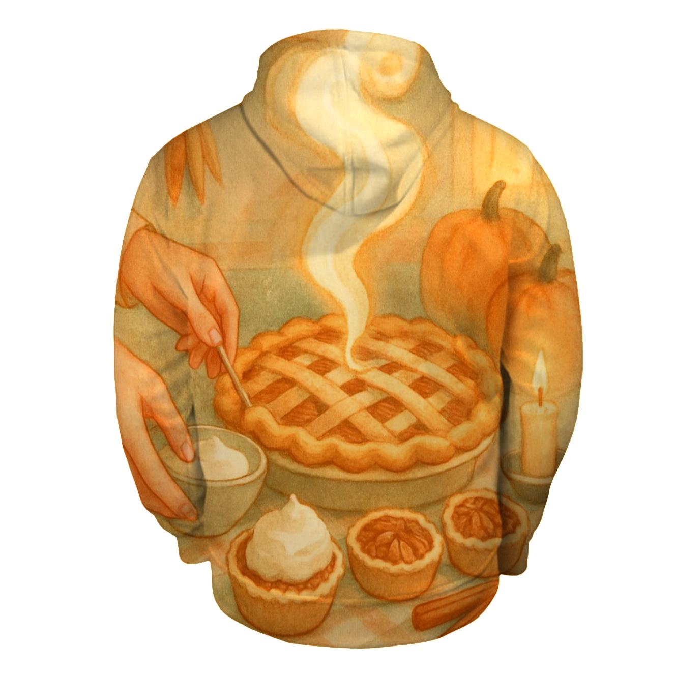 Candlelit Pie Steam Glow pullover hoodies