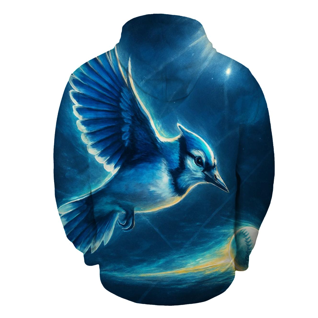 Blue Jays Aurora Flight Over The Plate graphic hoodies