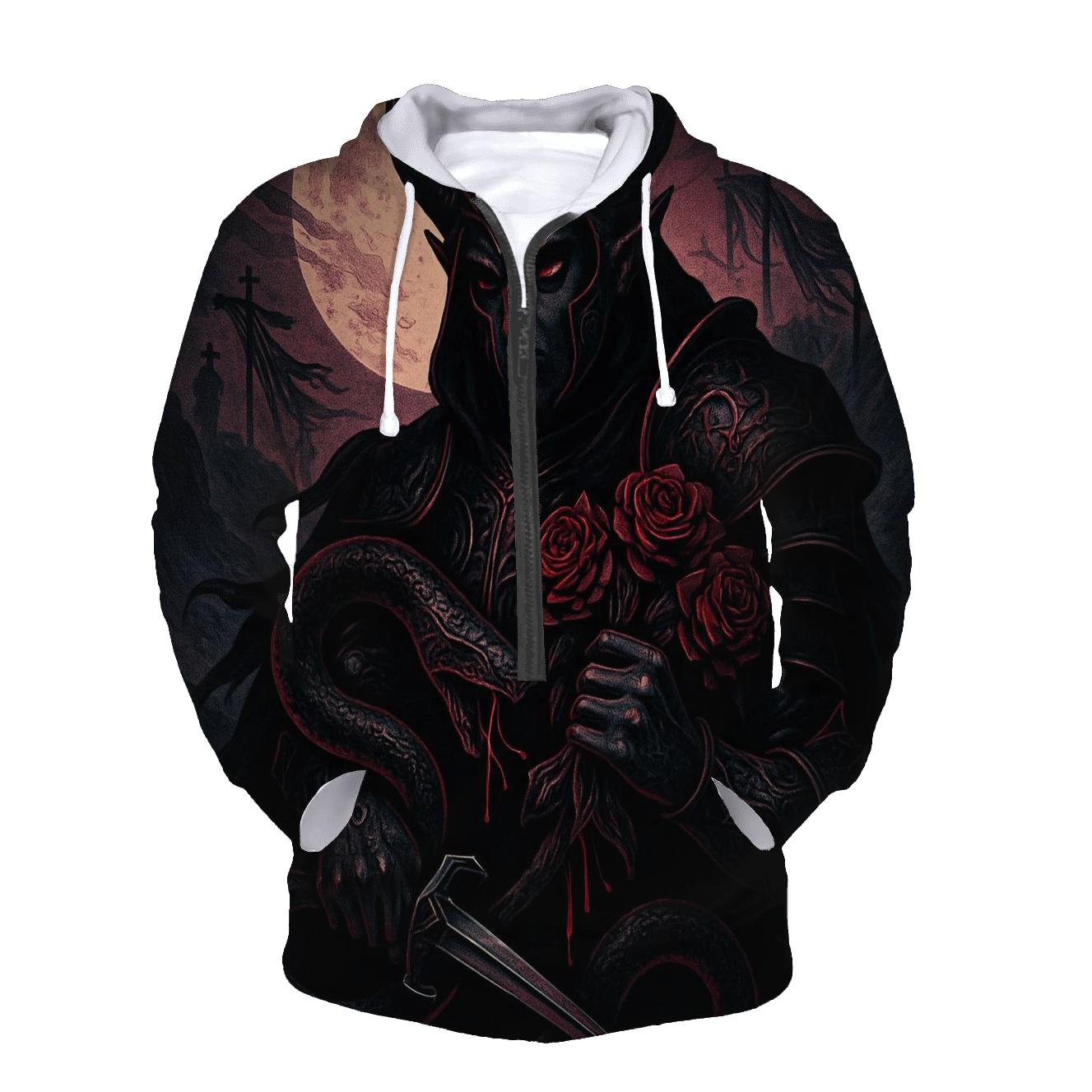 Serpent Vow Under The Bleeding Moon heavyweight hoodies