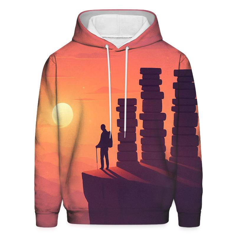 Ember Library Horizon embroidered hoodies