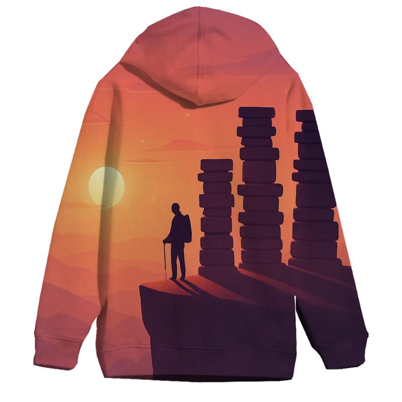 Ember Library Horizon embroidered hoodies
