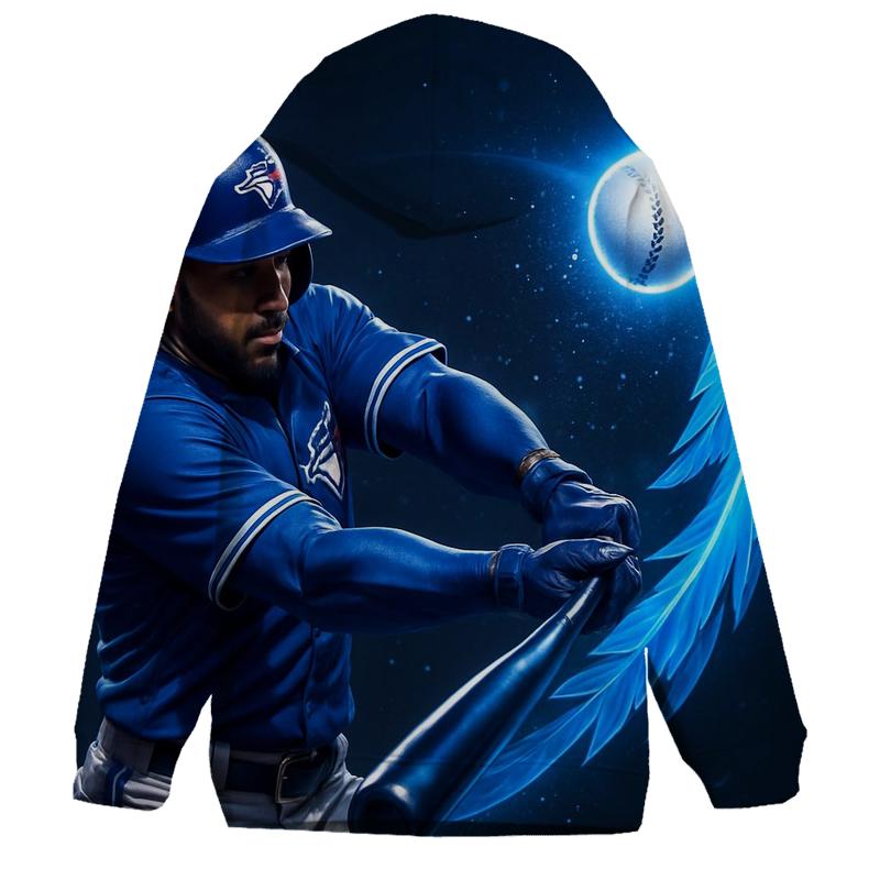 Midnight Arc Blue Jays Home Run designer hoodies