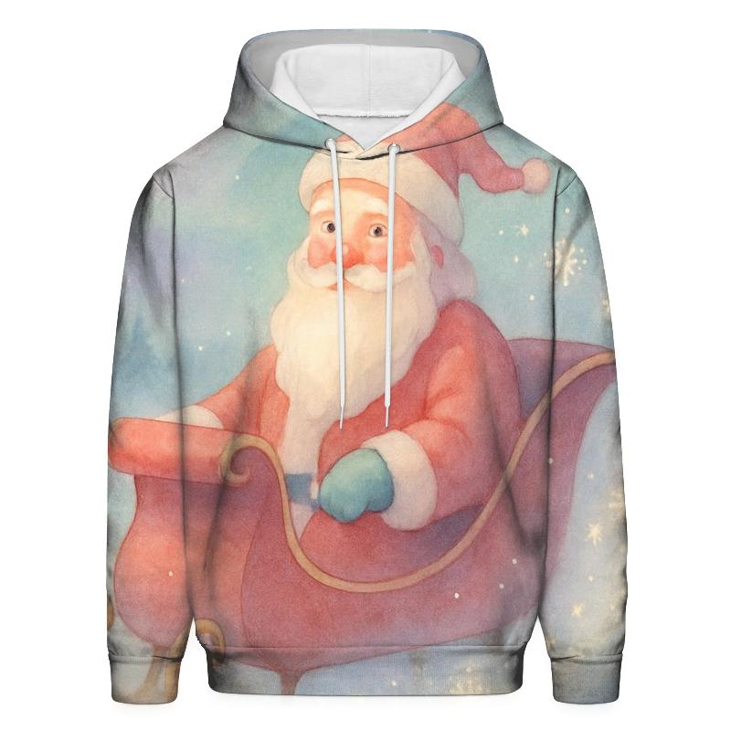 Lavender Sleigh Through Dream Mist premium hoodies