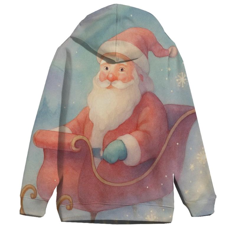 Lavender Sleigh Through Dream Mist premium hoodies