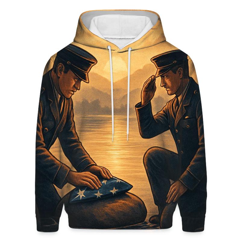 Guardians At The River Of Dawn zip-up hoodies