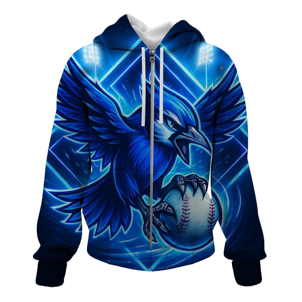 Featherstorm Diamond Blue Jays Pulse printed hoodies
